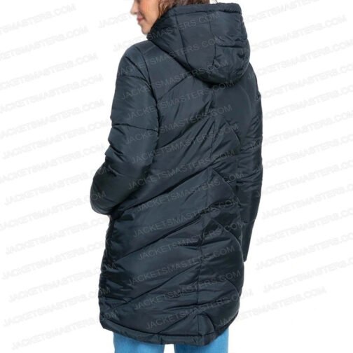 Zyra Gorecki La Brea Season 2 Puffer Blue Coat - Image 3