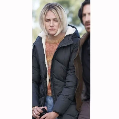 Zyra Gorecki La Brea Season 2 Puffer Blue Coat - Image 7