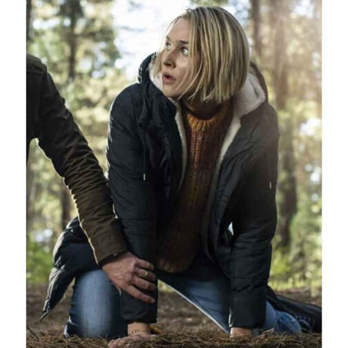Zyra Gorecki La Brea Season 2 Puffer Blue Coat - Image 13