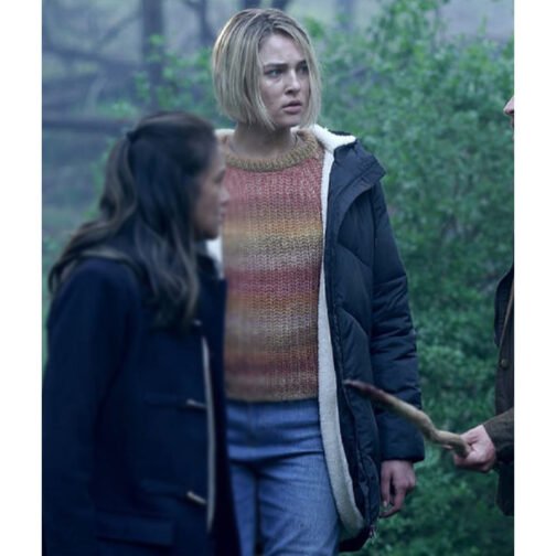 Zyra Gorecki La Brea Season 2 Puffer Blue Coat - Image 10