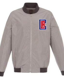 LA Clippers Bomber Lightweight Nylon Jacket