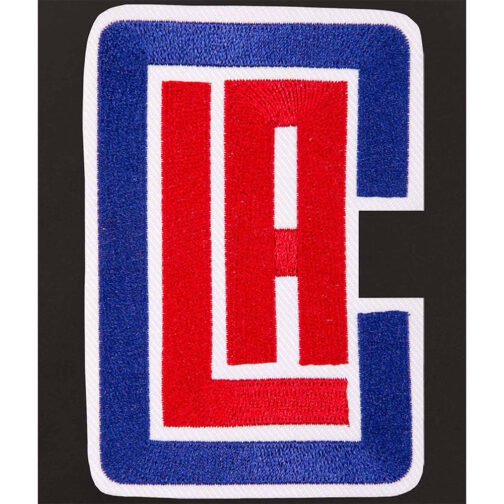 LA Clippers Poly-Twill Black Jacket - Image 3