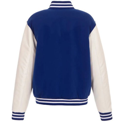 LA Clippers Varsity Royal and White Jacket - Image 2