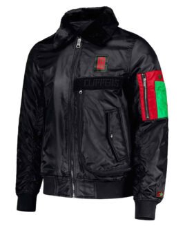 LA Clippers Ty Mopkins Black Jacket