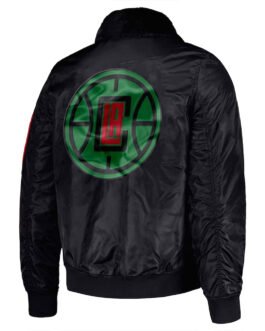 LA Clippers Ty Mopkins Black Jacket