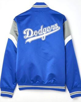 LA Dodgers Heavyweight Royal Satin Jacket