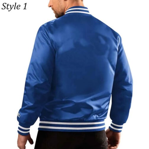 LA Dodgers Patch Royal Jacket - Image 3