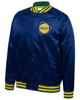 Since 96 Los Angeles Galaxy Satin Navy Blue Jacket