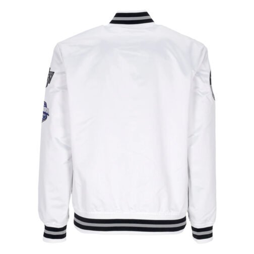 LA Kings Hometown Lightweight White Satin Jacket - Image 2