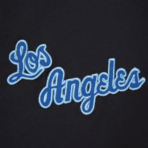 LA Lakers Black Out Satin Jacket - Image 3