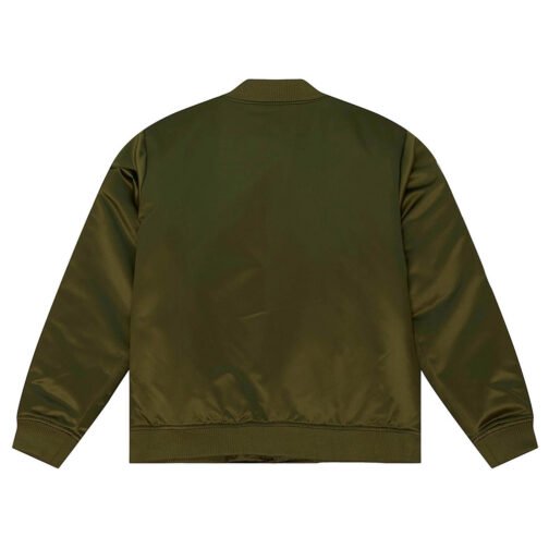 LA Lakers Flight Green Satin Jacket - Image 2