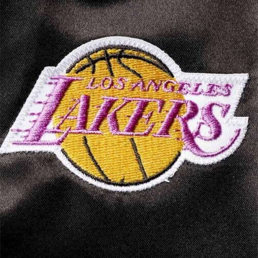 LA Lakers Hardwood Classics Raglan Satin Jacket - Image 4