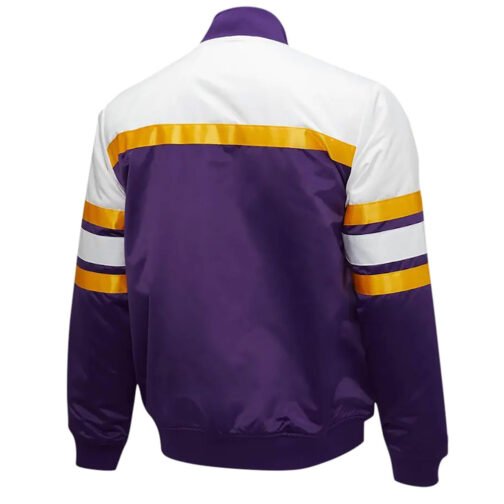 Hardwood Classics Script LA Lakers Satin Jacket - Image 2