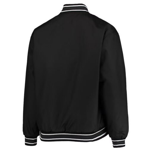 LA Lakers Poly-Twill Black Jacket - Image 2