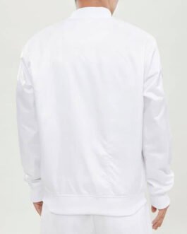 LA Lakers White Satin Jacket
