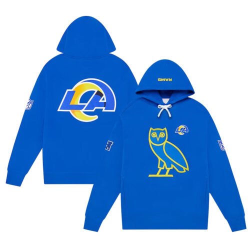 LA Rams OVO Royal Hoodie - Image 3