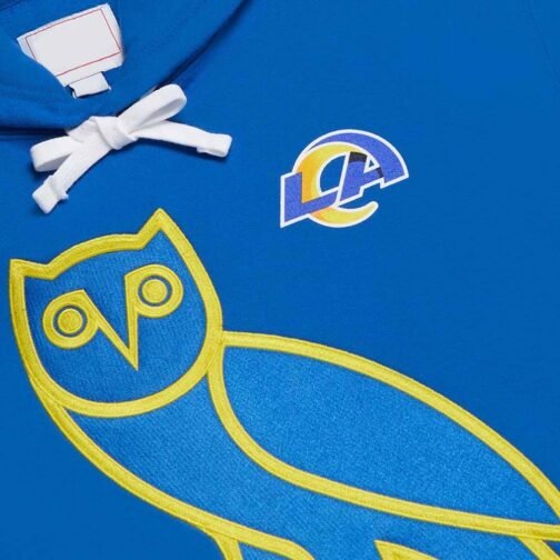 LA Rams OVO Royal Hoodie - Image 4