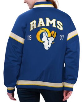 LA Rams Tournament Royal Varsity Jacket