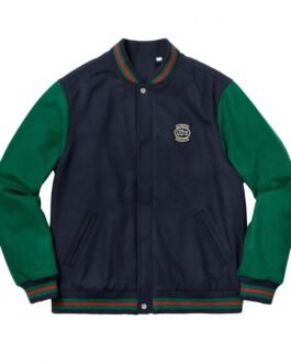Letterman Lacoste Supreme Jacket