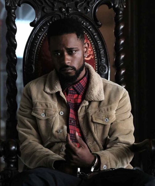 Lakeith Stanfield Atlanta Jacket with Fur Collar