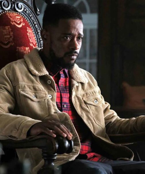 Lakeith Stanfield Atlanta Jacket with Fur Collar - Image 2