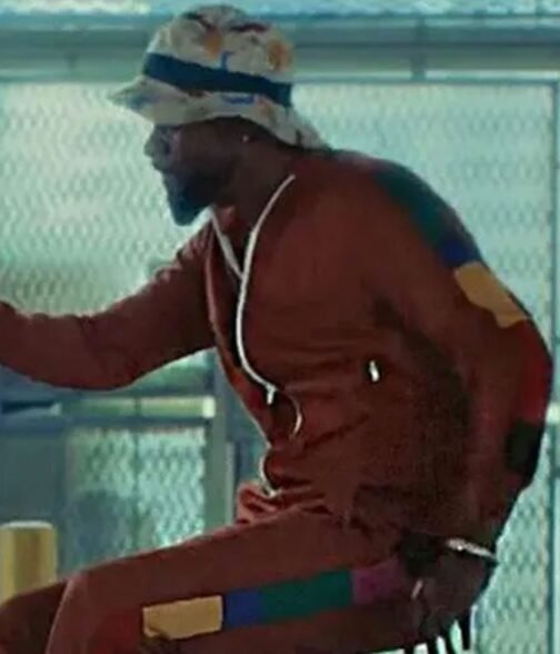 Lakeith Stanfield Atlanta Season 4 Orange Cotton Jacket - Image 4