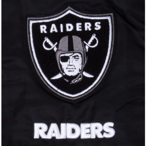 Las Vegas Raiders Logo Select Black Jacket - Image 3