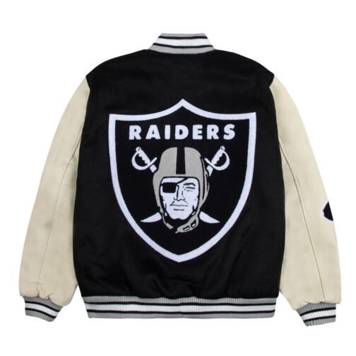 Las Vegas Raiders Nation Letterman Jacket - Image 2
