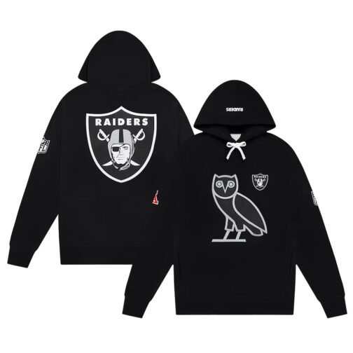 Las Vegas Raiders OVO Black Hoodie - Image 3