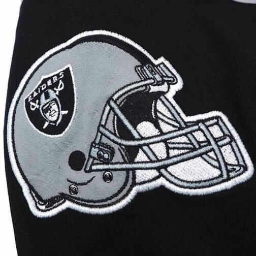Las Vegas Raiders Tailback Black Varsity Jacket - Image 3