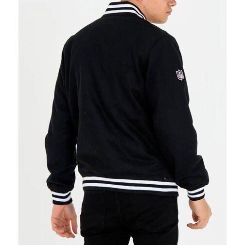 Las Vegas Raiders Team Black Bomber Jacket - Image 2