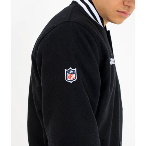 Las Vegas Raiders Team Black Bomber Jacket - Image 7