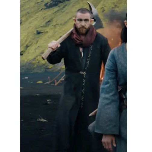 Laurence O’Fuarain The Witcher Blood Origin Black Coat - Image 7