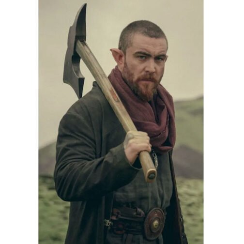Laurence O’Fuarain The Witcher Blood Origin Black Coat - Image 2