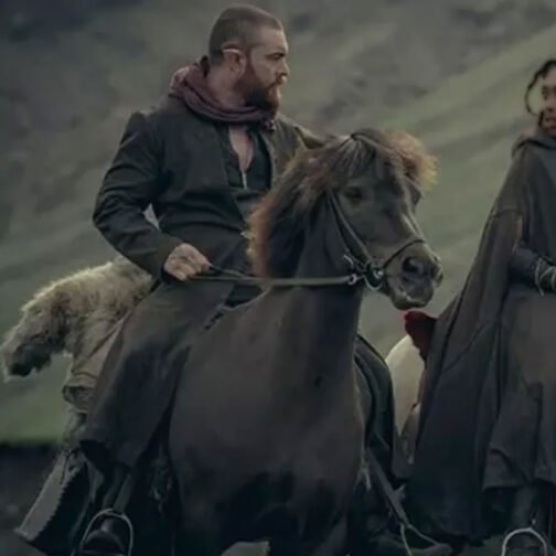 Laurence O’Fuarain The Witcher Blood Origin Black Coat - Image 3