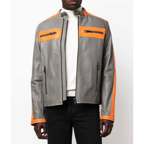 Law & Order Organized Crime Brent Antonello Leather Jacket - Image 5