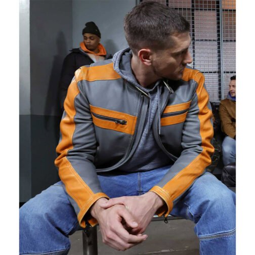 Law & Order Organized Crime Brent Antonello Leather Jacket - Image 2