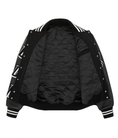 Billionaire Boys Club LDN Letterman Black Jacket - Image 3