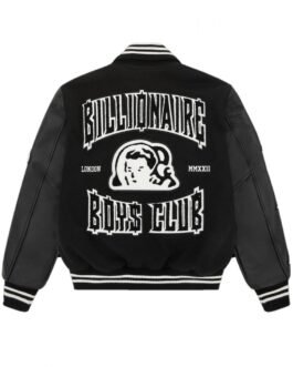 Billionaire Boys Club LDN Letterman Black Jacket