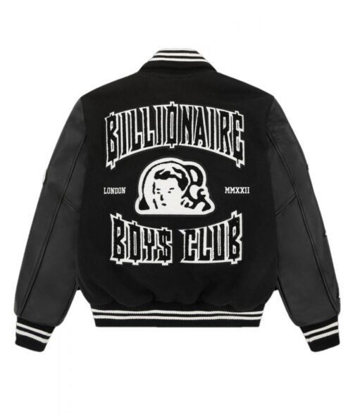 Billionaire Boys Club LDN Letterman Black Jacket - Image 2