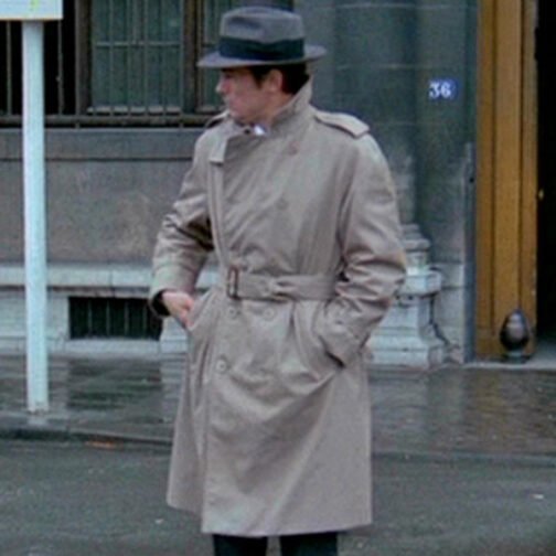 Alain Delon Le Samourai Double Breasted Coat - Image 11