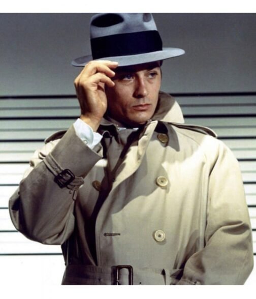 Alain Delon Le Samourai Double Breasted Coat - Image 8