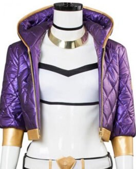 League of Legends Akali Purple Cropped Jacket