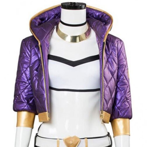 League of Legends Akali Purple Cropped Jacket