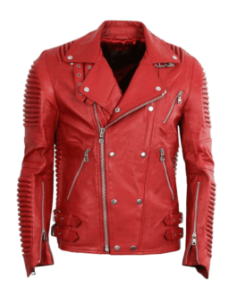 Men’s Godspeed Motorcycle Padded Leather Jacket