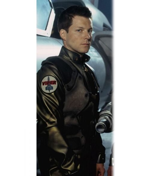 Jamie Bamber Battlestar Galactica Grey Jacket - Image 10