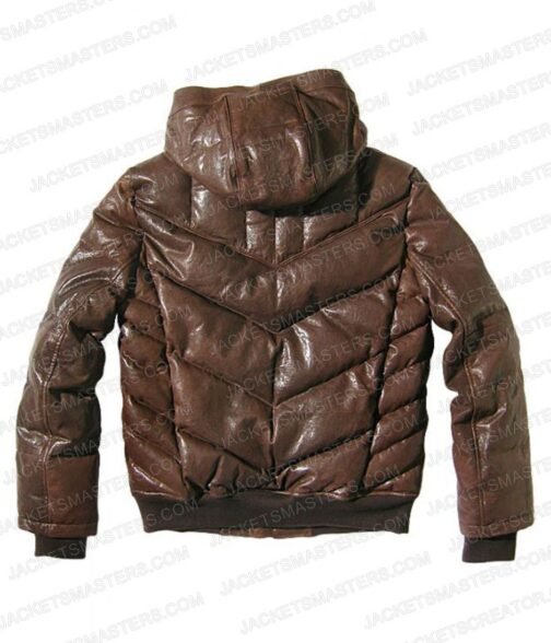 I Saw The Devil Lee Byung‑Hun Puffer Brown Leather Jacket - Image 3