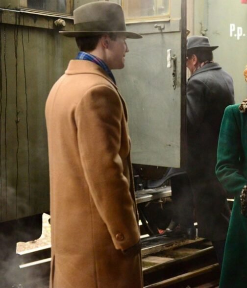 I’ll Find You Leo Suter Wool Brown Coat - Image 3