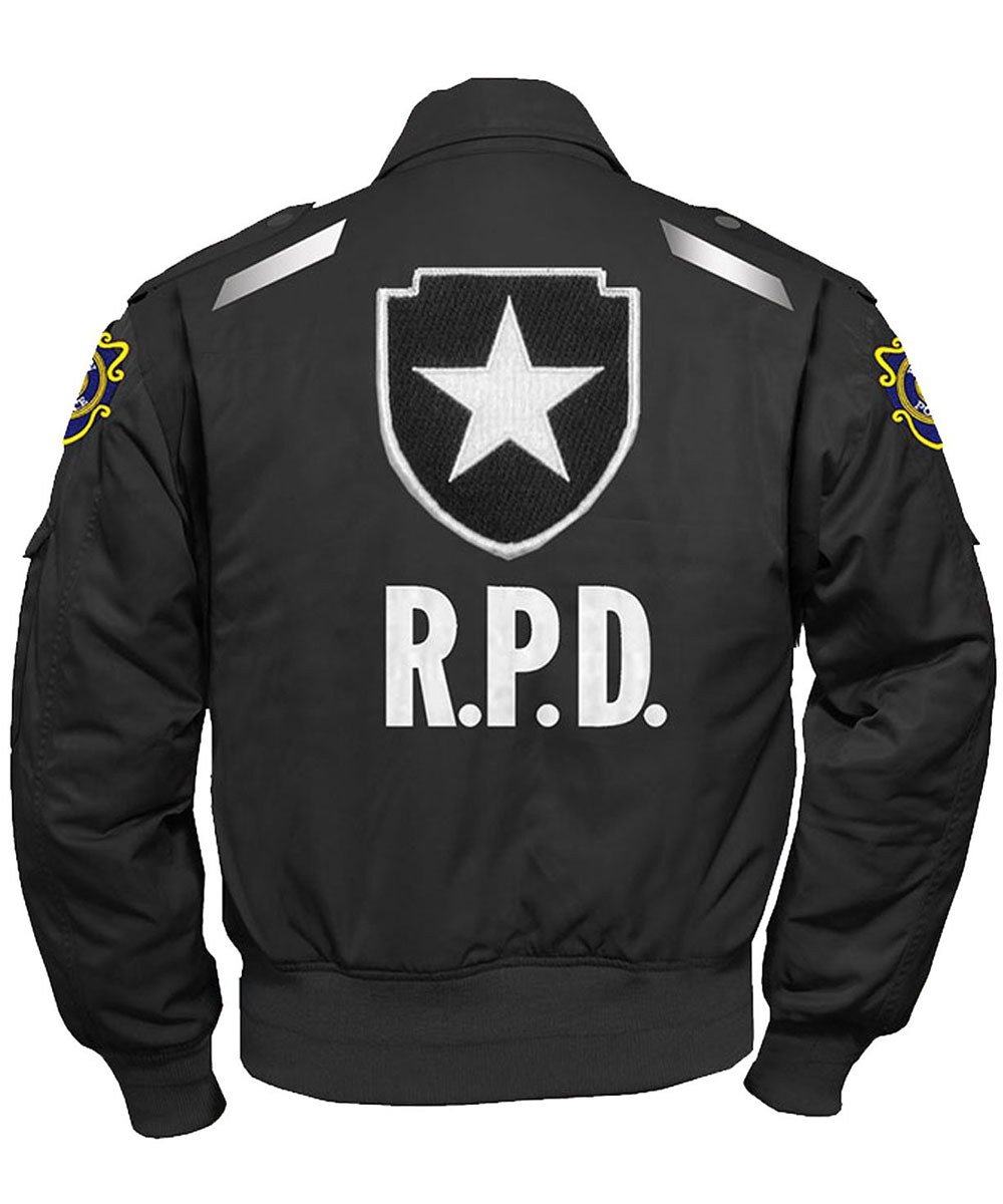 Leon Kennedy Resident Evil 2 Remake Cotton Jacket - Image 2