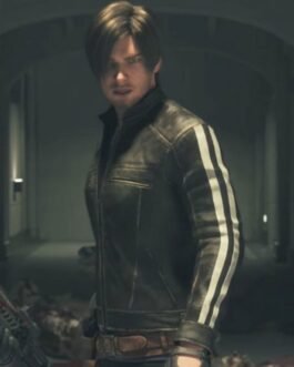 Leon Kennedy Resident Evil Vendetta Leather Jacket